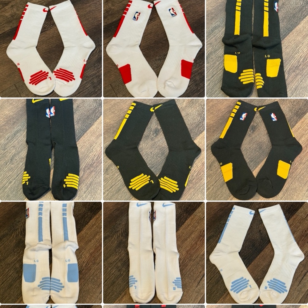 Nike Elite NBA Men's Athletic Crew Socks - MESSAGE WITH CHOICE